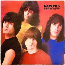 Ramones vinyl LP End of the century  kansi VG levy EX- Käytetty LP