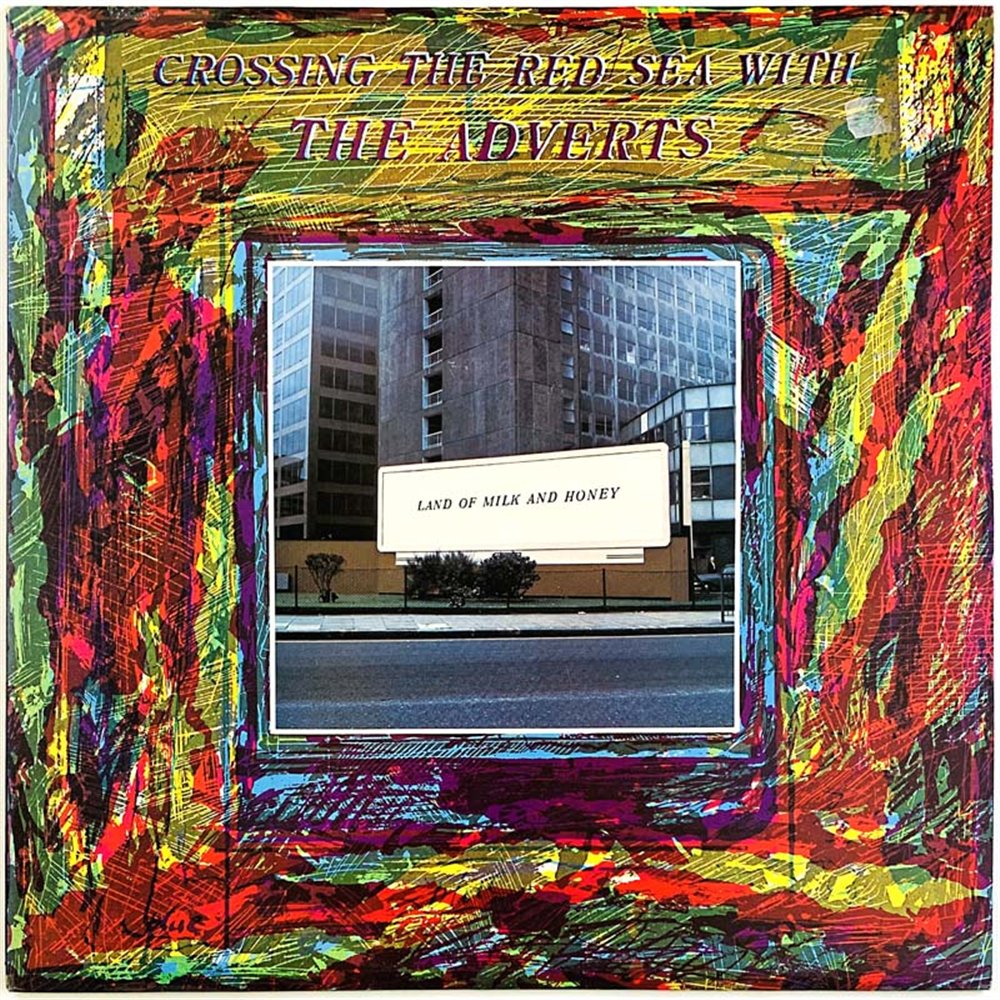 Adverts vinyl LP Crossing the red sea with te Adverts  kansi EX levy EX Käytetty LP