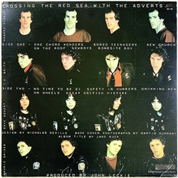Adverts vinyl LP Crossing the red sea with te Adverts  kansi EX levy EX Käytetty LP