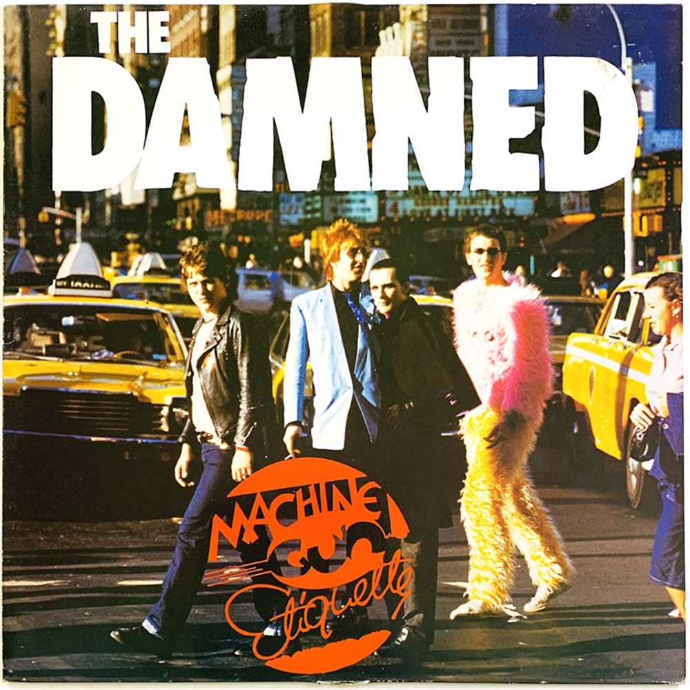 Damned vinyl LP Machine Gun Etiquette  kansi EX- levy EX Käytetty LP