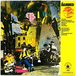 Damned vinyl LP Machine Gun Etiquette  kansi EX- levy EX Käytetty LP