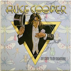 Cooper Alice vinyl LP Welcome to my nightmare  kansi EX levy EX Käytetty LP