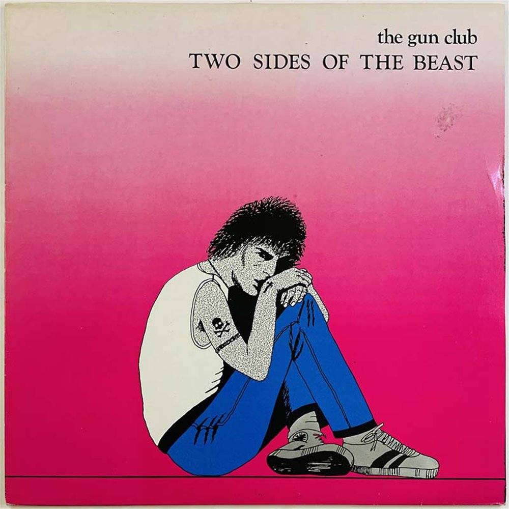Gun Club vinyl LP Two sides of the beast  kansi VG+ levy EX Käytetty LP