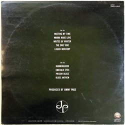 Page Jimmy vinyl LP Outrider  kansi VG+ levy EX- Käytetty LP