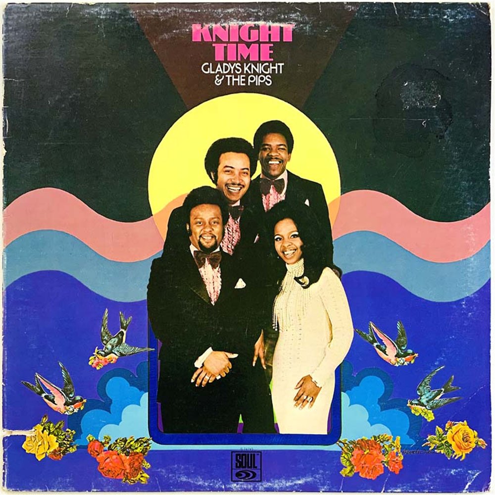Gladys Knight & The Pips vinyl LP Knight Time  kansi G+ levy EX- Käytetty LP