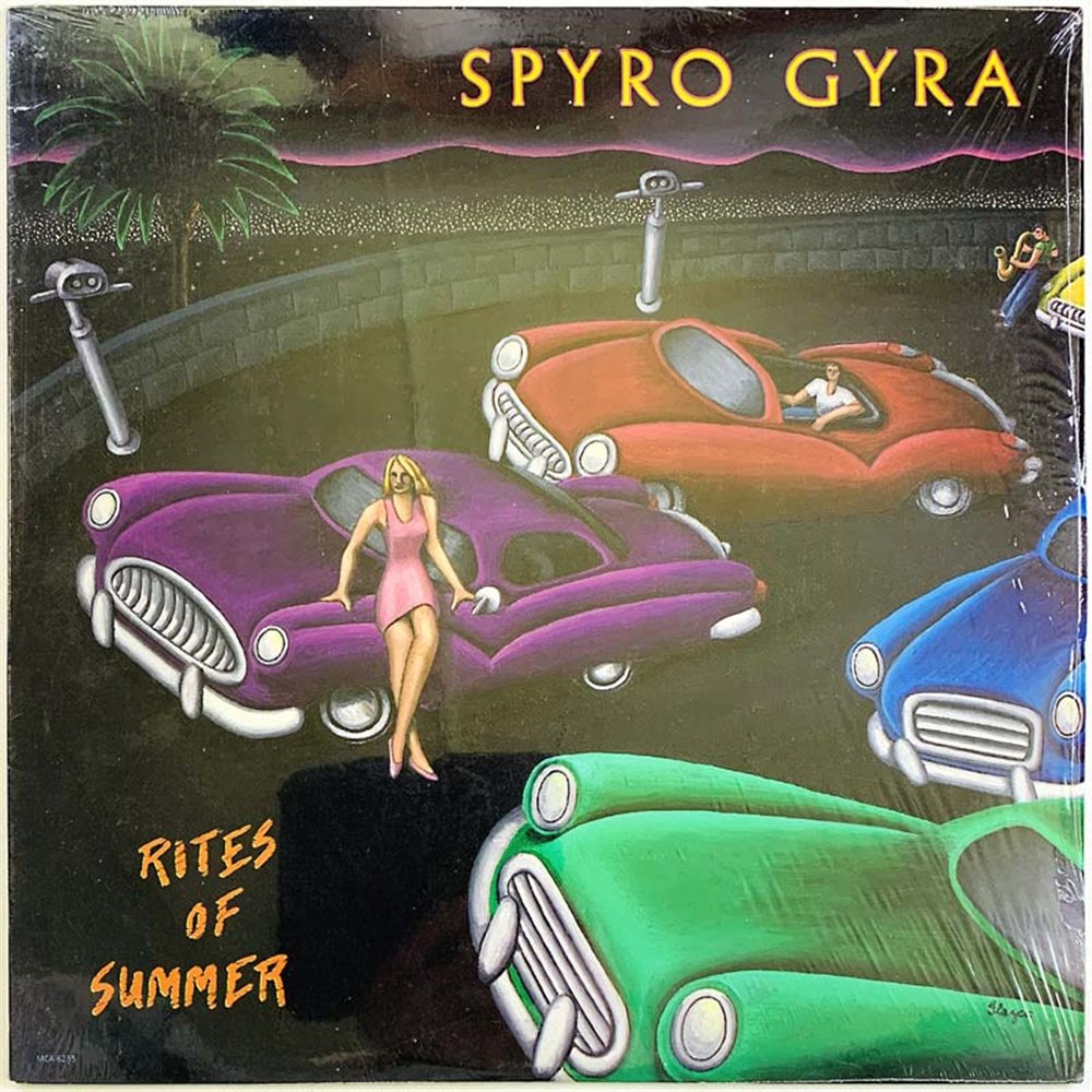 Spyro Gyra vinyl LP Rites of summer  kansi EX levy EX Käytetty LP