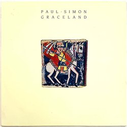 Simon Paul vinyl LP Graceland  kansi VG+ levy EX Käytetty LP