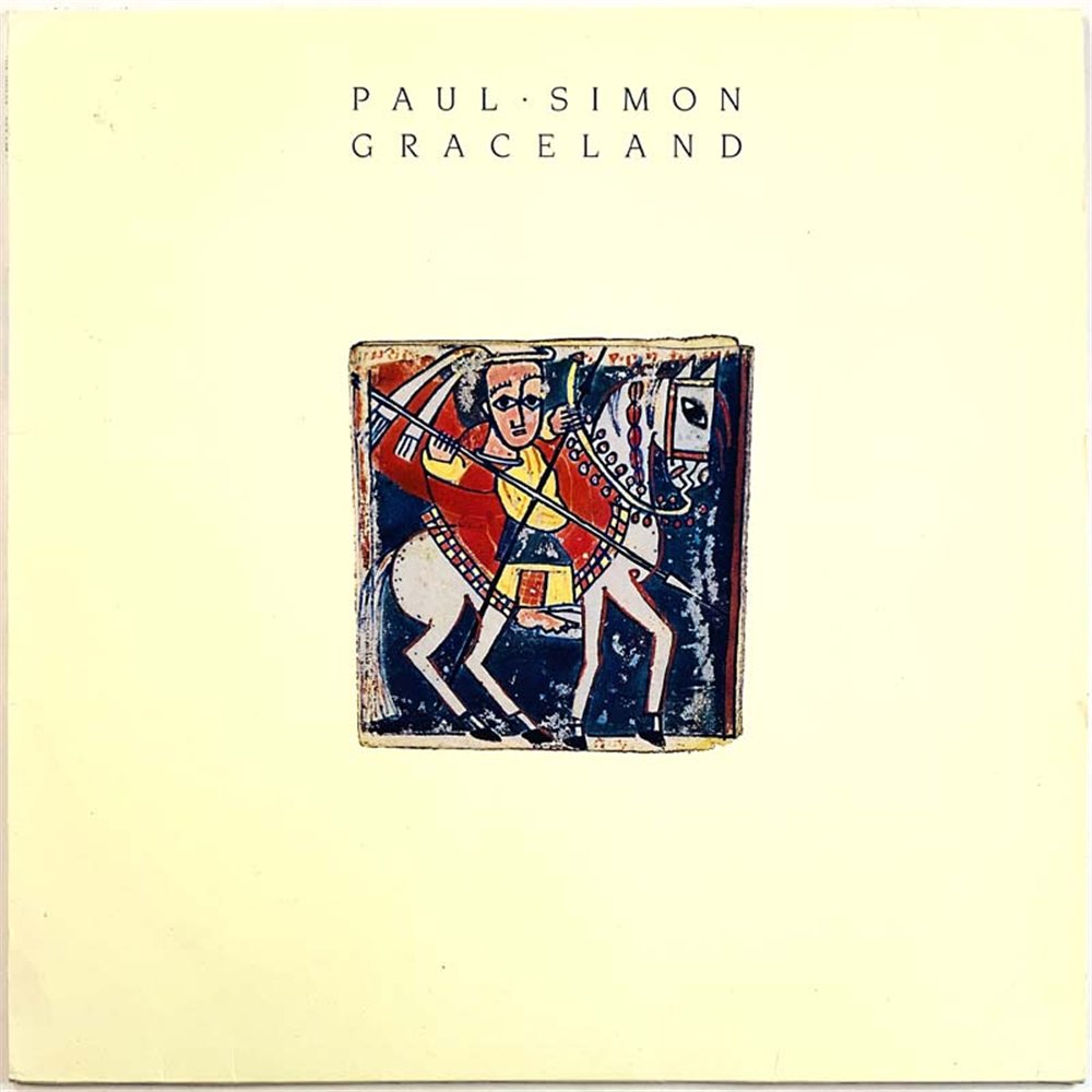 Simon Paul vinyl LP Graceland  kansi VG+ levy EX Käytetty LP