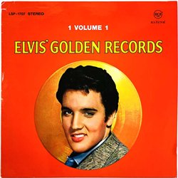 Elvis vinyl LP Golden records volume 1  kansi VG+ levy EX- Käytetty LP