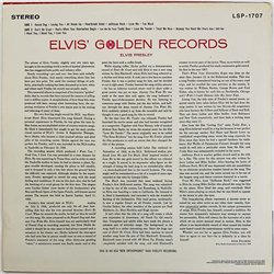 Elvis vinyl LP Golden records volume 1  kansi VG+ levy EX- Käytetty LP