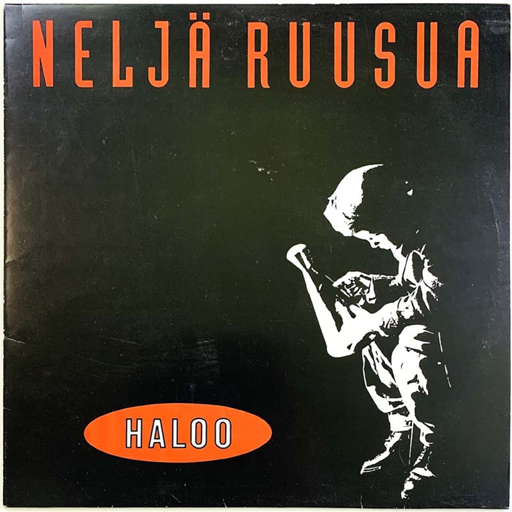 Neljä Ruusua vinyl LP Haloo  kansi EX levy EX Käytetty LP