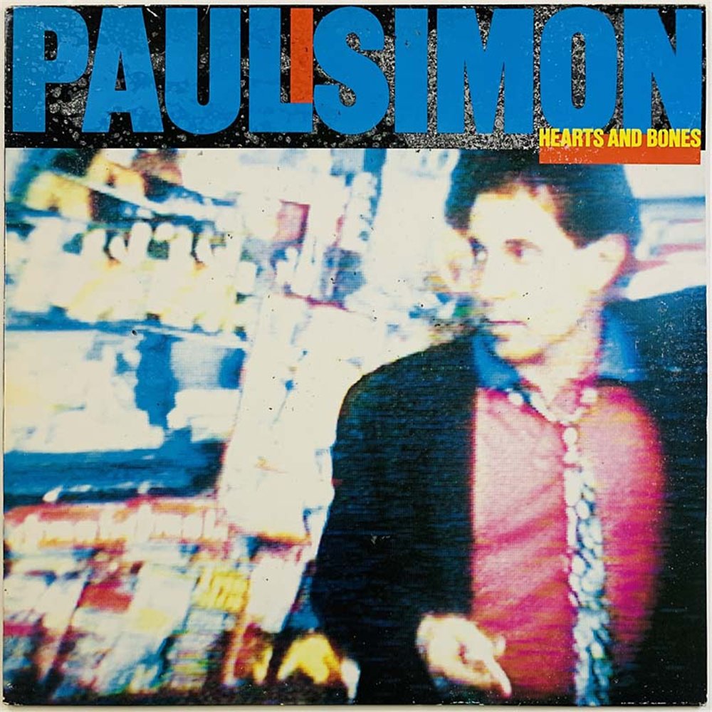 Simon Paul vinyl LP Hearts and bones  kansi EX- levy EX Käytetty LP
