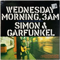 Simon & Garfunkel vinyl LP Wednesday Morning, 3 A.M.  kansi G+ levy EX Käytetty LP