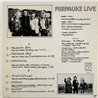 Piirpauke vinyl LP Piirpauke Live  kansi VG+ levy EX Käytetty LP