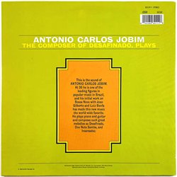 Jobim Antonio Carlos vinyl LP The composer of desafinado, plays  kansi EX levy EX Käytetty LP