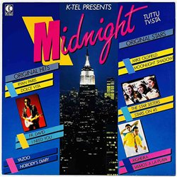 Mike Oldfield, F R David, Ryan Paris vinyl LP Midnight  kansi EX levy EX Käytetty LP
