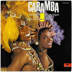 Roberto Delgado and his Orchestra vinyl LP Caramba! Hot Rhythm From South America  kansi EX levy EX- Käytetty LP