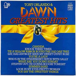 Tony Orlando & Dawn vinyl LP Greatest Hits  kansi EX levy EX Käytetty LP