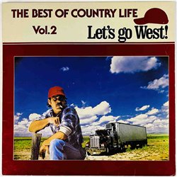 Nitty Gritty Dirt Band, Glen Campbell vinyl LP Let’s go West  kansi VG+ levy EX Käytetty LP