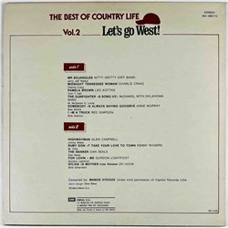 Nitty Gritty Dirt Band, Glen Campbell vinyl LP Let’s go West  kansi VG+ levy EX Käytetty LP