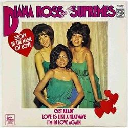 Diana Ross and the Supremes vinyl LP Stop! in the name of love  kansi EX- levy EX Käytetty LP