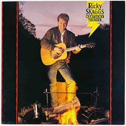 Skaggs Ricky vinyl LP Kentucky thunder  kansi EX levy EX Käytetty LP