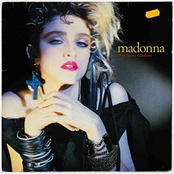 Madonna vinyl LP First album  kansi VG+ levy EX Käytetty LP