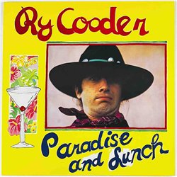 Cooder Ry vinyl LP Paradise and Lunch  kansi EX levy EX Käytetty LP