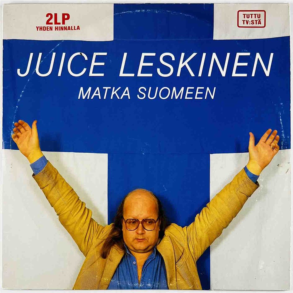 Leskinen Juice 1984 KASIN-2 Matka Suomeen 2LP Begagnat LP