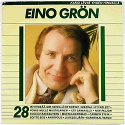 Grön Eino vinyl LP 28 ikivihreää, kaksi levyä yhden hinnalla 2LP  kansi VG- levy EX Käytetty LP