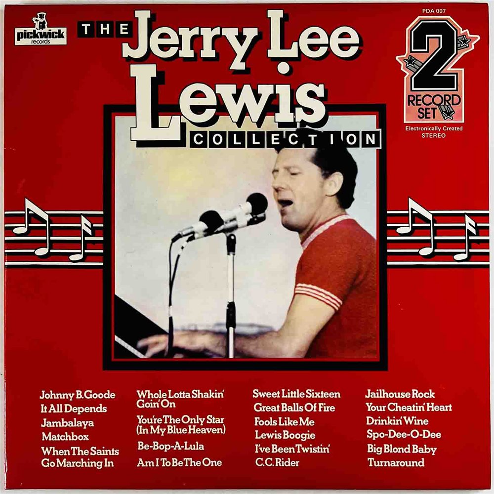 Lewis Jerry Lee vinyl LP The Jerry Lee Lewis Collection 2LP  kansi EX levy EX Käytetty LP