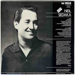 Sedaka Neil vinyl LP Neil Sedaka's Greatest Hits  kansi EX levy EX Käytetty LP