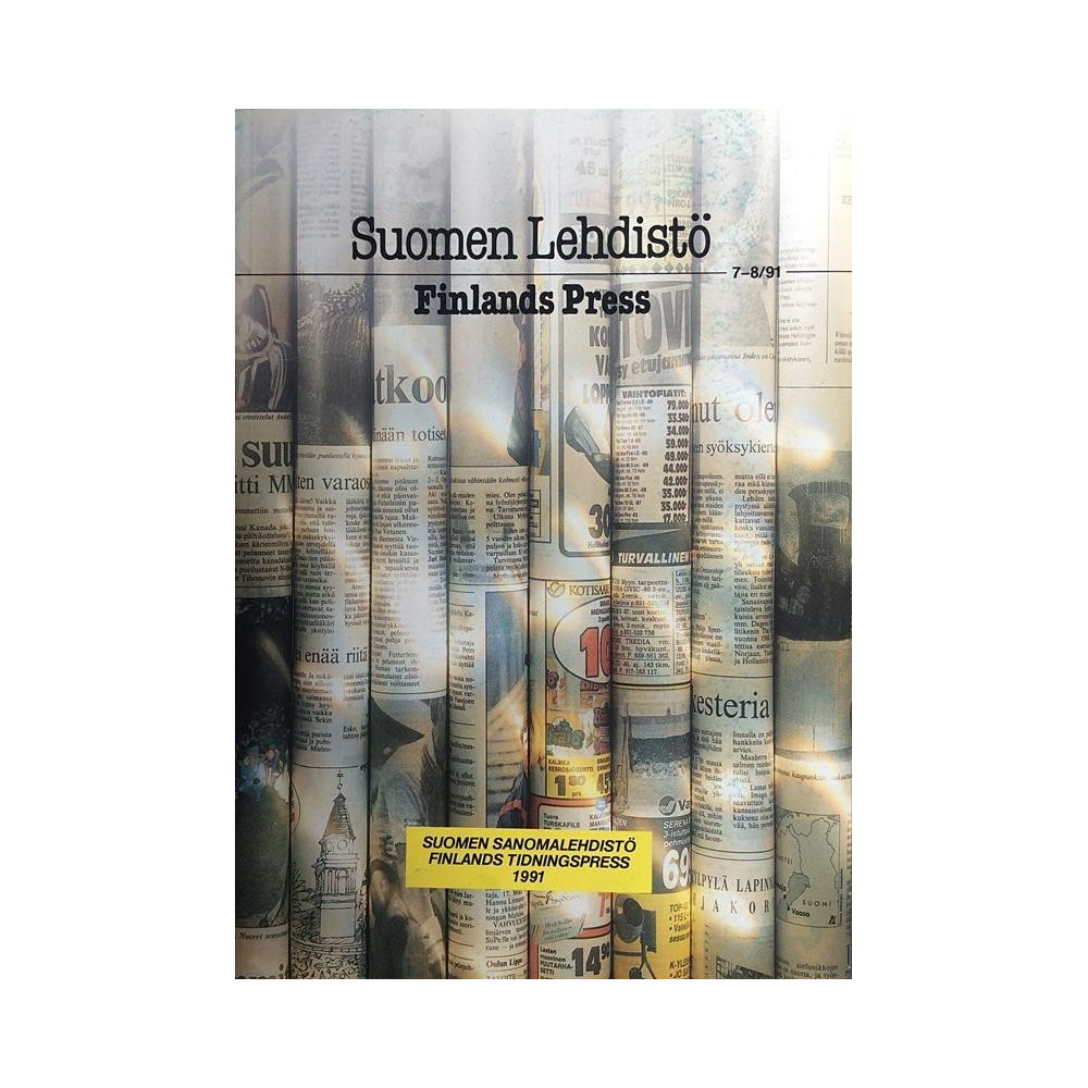 Suomen Lehdistö Finlands Press : Suomen Sanomalehdistö 1991 - Något använd bok