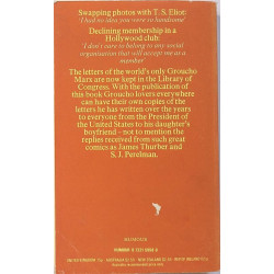 Groucho Letters : Groucho Marx - Used book