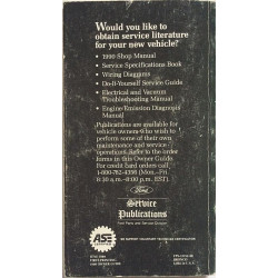 Ford Bronco 1990 : Owner Guide - Used book