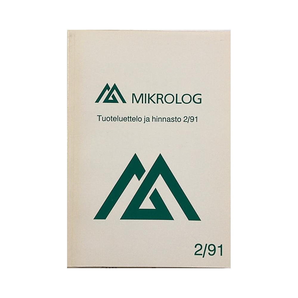 Mikrolog : Tuoteluettelo ja hinnasto 2/91 - Used book