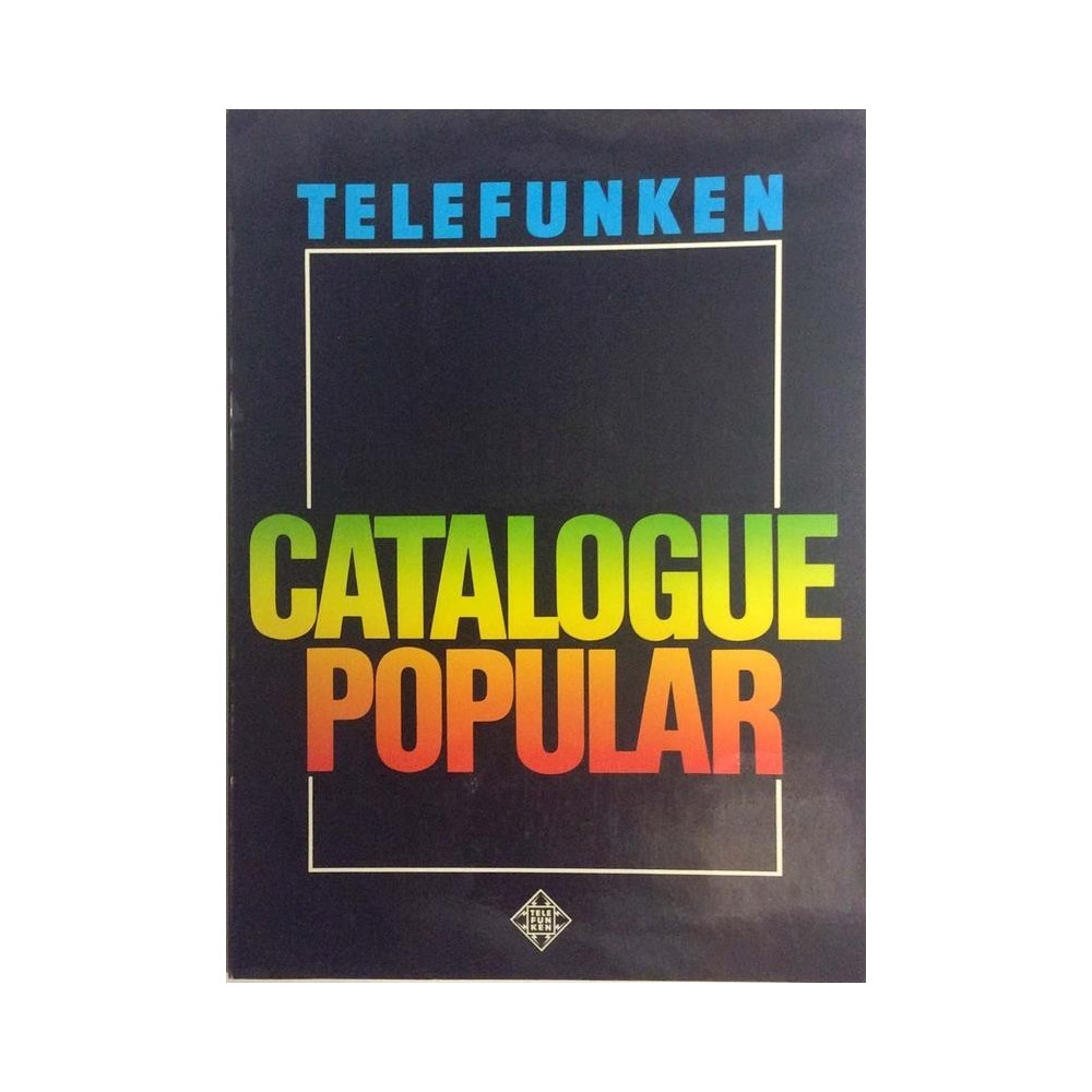 Telefunken : Catalogue Popular - Used book