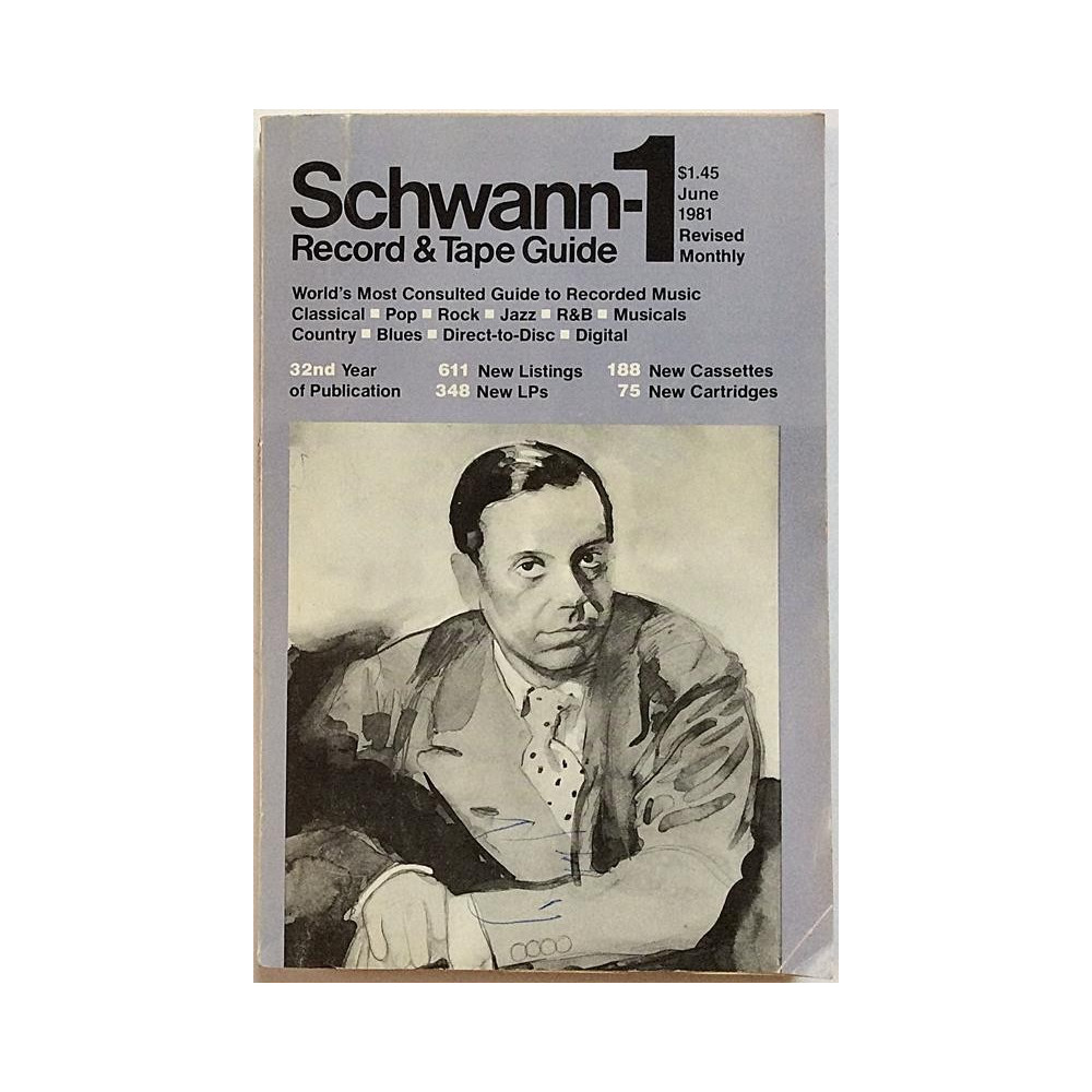 Schwann-1 Record and Tape Guide : June 1981 - Used book