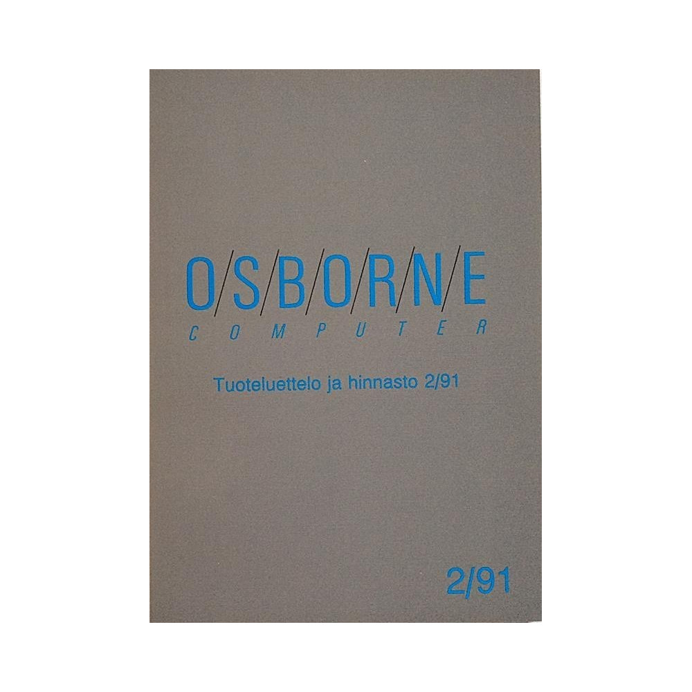 Osborne Computer : Tuoteluettelo ja hinnasto 2/91 - Used book