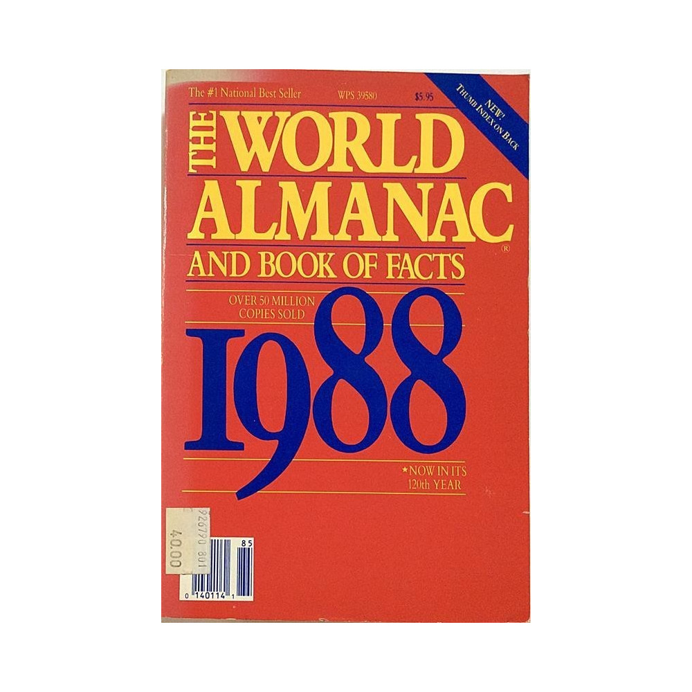 World almanac and book of facts 1988 : The #1 National Best Seller - Något använd bok