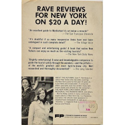 New York on $20 a day : by Joan Hamburg and Norma Ketay - Used book