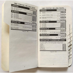 Pontiac selling facts 1992 : August 16, 1991 - Used book