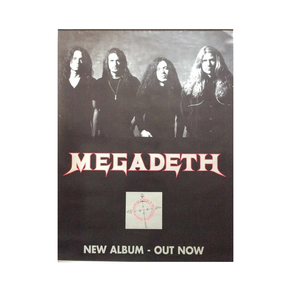 Megadeth: Cryptig Writings : Promojuliste kaksipuoleinen 60cm x 80cm - JULISTE