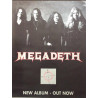 Megadeth: Cryptig Writings : Promojuliste kaksipuoleinen 60cm x 80cm - JULISTE