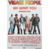 Village People: We Want You : Promojuliste 50cm x 69cm - Begagnat Poster