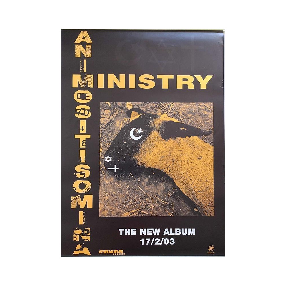 Ministry: Animositisomina : Promojuliste 41cm x 58cm - Used Poster