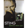 Sting: Brand New Day : Promojuliste kaksipuoleinen 50cm x 70cm - Begagnat Poster