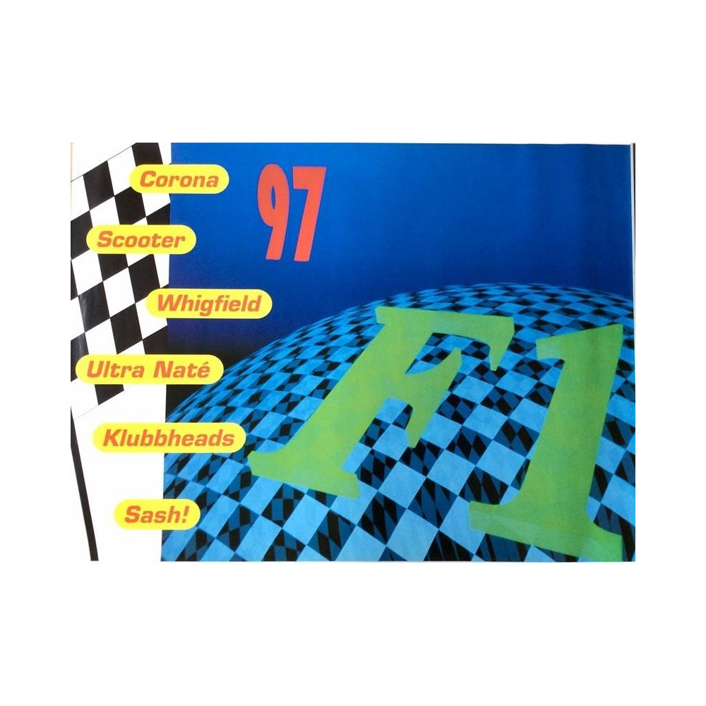 F1 97 kokoelma : Promojuliste 70cm x 50cm - Begagnat Poster