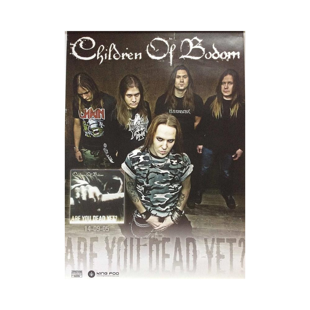 Children Of Bodom : Promojuliste Are You Dead Yet? 49cm x 69cm - Used Poster