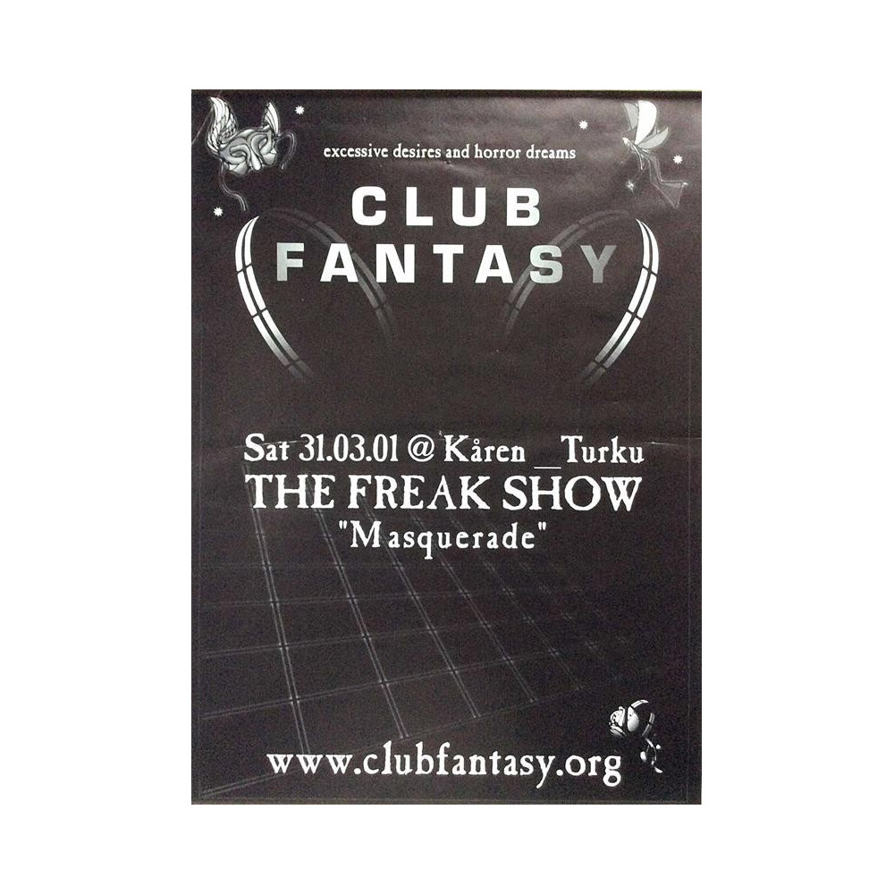 Club Fantasy: The Freak Show : Tapahtumajuliste 41cm x 59cm - Used Poster